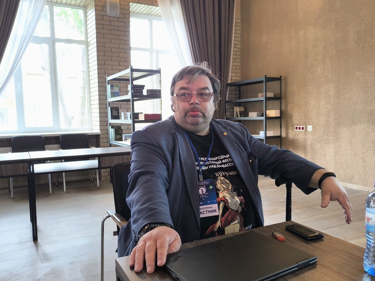 Для студентов Приазовского государственного технического университета  состоялась лекция «Абстракции Парсиваля: от теории к практике» писателя-историка и философа Сергея Шилова